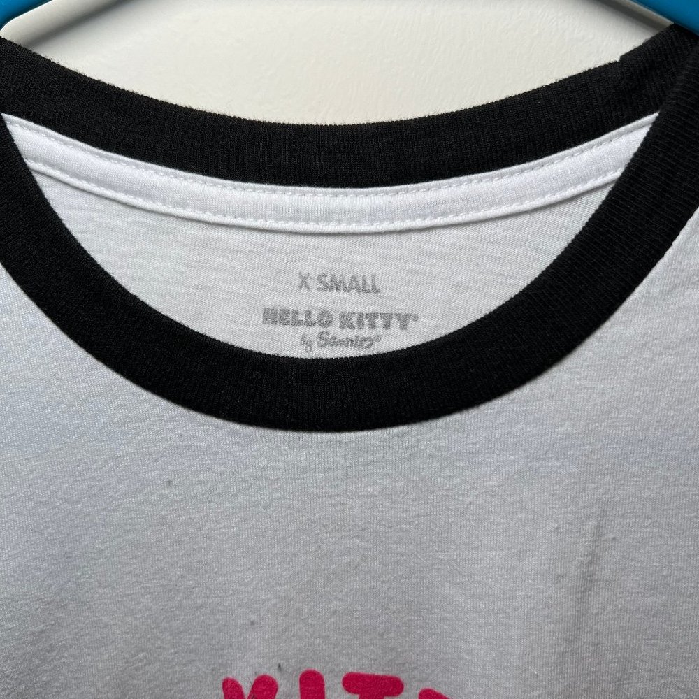 Hello Kitty Cafe Ringer T-Shirt - Sanrio - XS - Picture 3 of 4